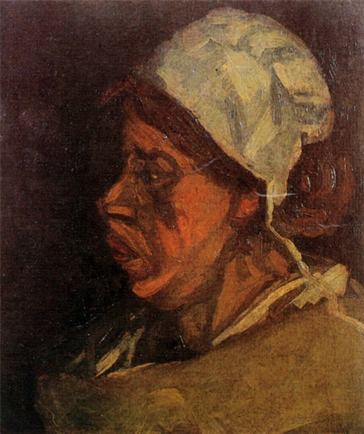 Head Of A Peasant Woman With White Cap 6